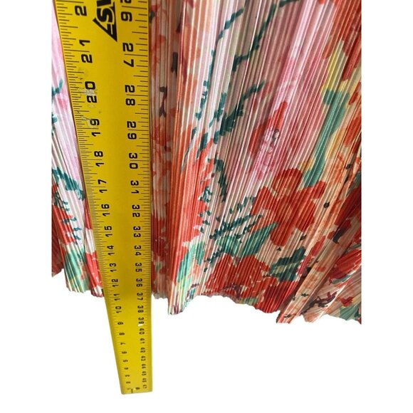 H&M Black Electric Pleats Puff Long Sleeve Plisse Wrap Dress Size: M - Picture 7 of 9